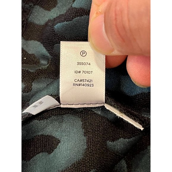 Ann Taylor Loft Women's Mini Dress Fit & Flare Leopard Print Black Green Size 0P - Picture 10 of 10